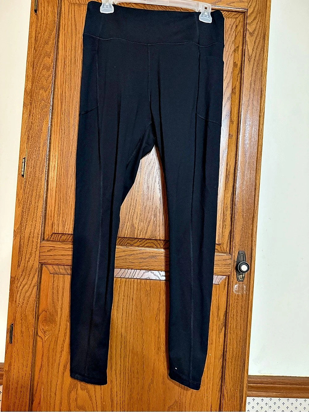 Victoria's Secret Essential High-Rise Pocket Legging Black Size 12
